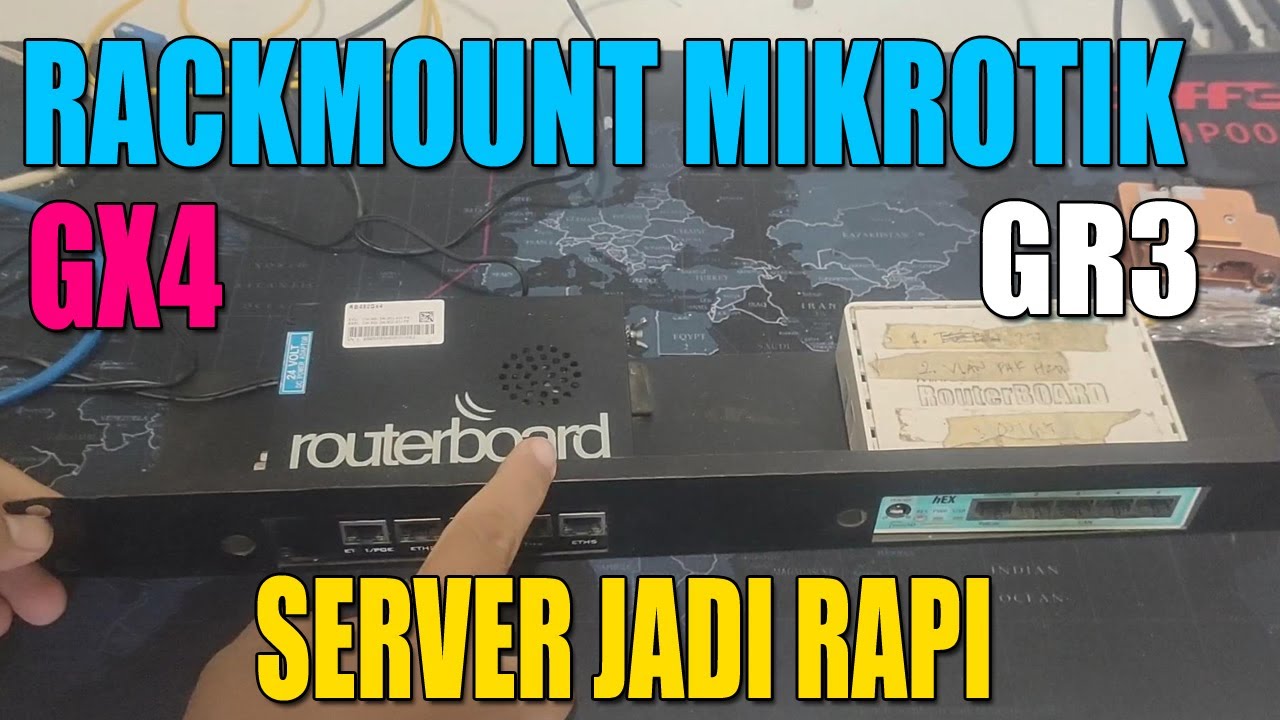 Rackmount Rak Besi Server Untuk Mikrotik Gr3, Gx4 dan Setipenya - YouTube