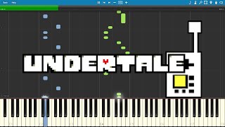 The Wrong Number Song - Undertale (Piano sheet music/MIDI) (Synthesia)