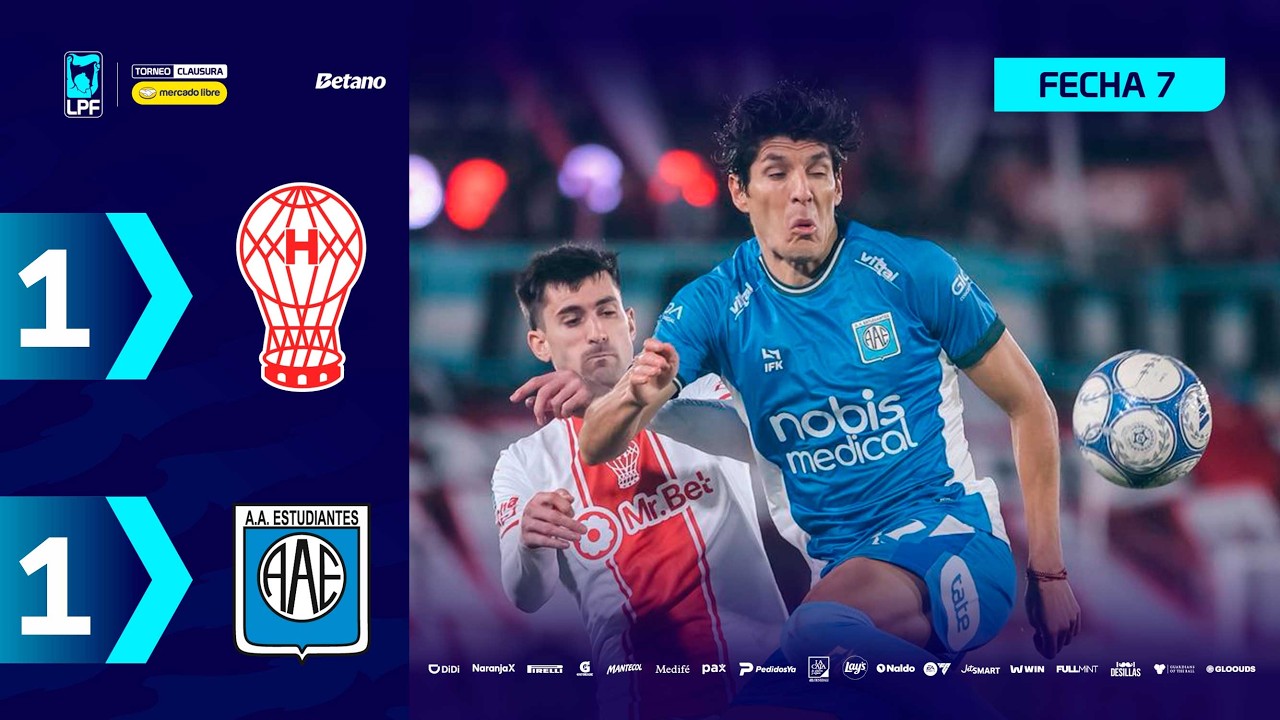HURACÁN 1 - 1 ESTUDIANTES RC | Resumen del partido | #TorneoMercadoLibre Clausura 2026 🏆