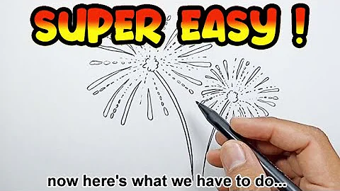 How to draw fireworks | Super Simple Drawings