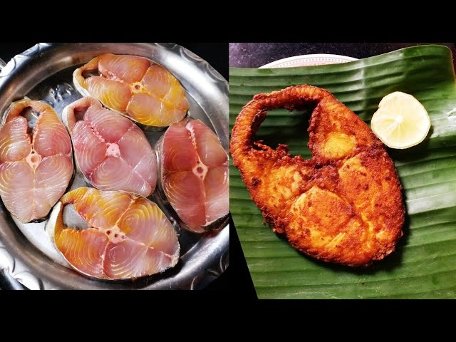 Vanjaram Fish Fry in Tamil / Fish Fry in Tamil / Meen Varuval / Seer Fish Fry / வஞ்சரம் மீன் வறுவல் | Food Tamil - Samayal & Vlogs