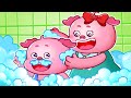 Bubble bath song   funny childrens music  kids songs  nursery rhymes by bubba pig