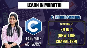 \n (New Line character) or Escape Sequence