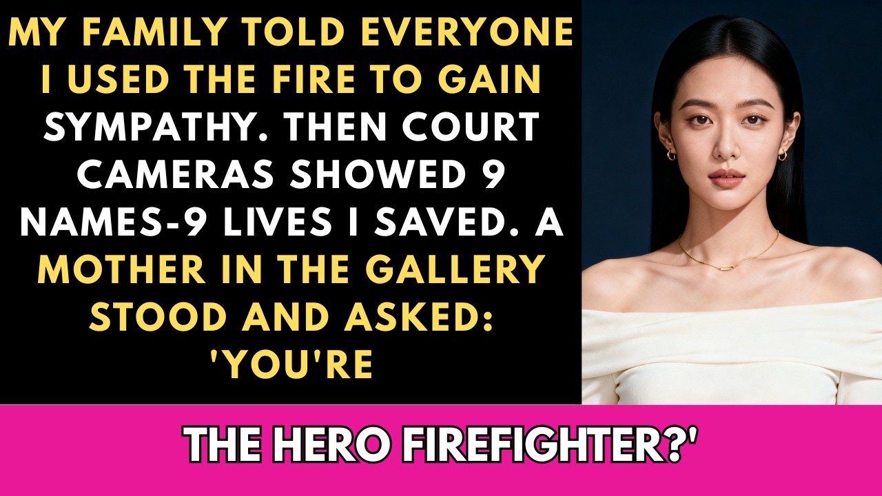 My Family Said I Faked the Fire Trauma—Then Courtroom Witnesses Whispered: 'The Hero Firefighter'