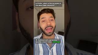 Kotlin Data Class Explained ⚡ Write Less Code! #shorts #java #kotlin #programming #interview
