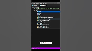 python program to print "Hello World"#python #helloworld #programming #shorts