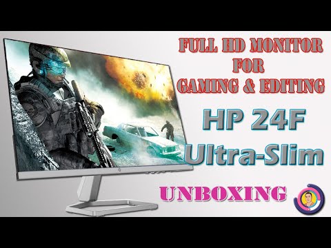 Ultra-Slim LED for GAMING AND EDITING HP 24F Monitor #gamingmonitors