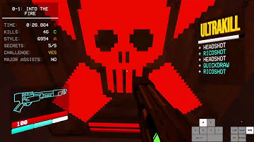 (OLD) WR ULTRAKILL Prelude | 0-1 P% Speedrun | 0:47.382 v1.05