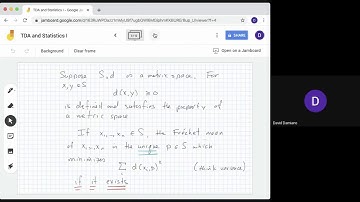 TDA and Statistics I - Damiano - 2020