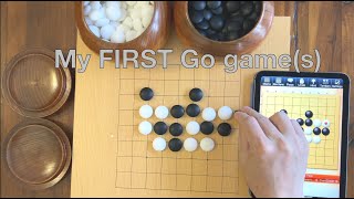 My first game of Go 圍棋第一盤