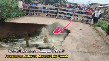 Warga Bojonegoro Heboh! Fenomena Aneh ini Tiba-Tiba Muncul Dari Dalam Tanah