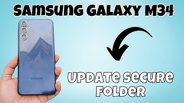 Update secure folder Samsung Galaxy M34 || How to secure folder || Folder security settings