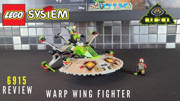 LEGO UFO WarpWing Fighter 6915 Review! The Best 30 USD Space Set?