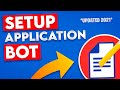 How To Add And Setup APPLICATION BOT on Discord *UPDATED 2022*