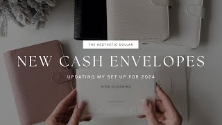 My 2024 Cash Envelope Categories + New Set Up | Savings Challenges | Dave Ramsey Inspired