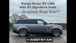The ULTIMATE New shape (L460) Range Rover? The SV V8 LWB with SV Signature Suite........