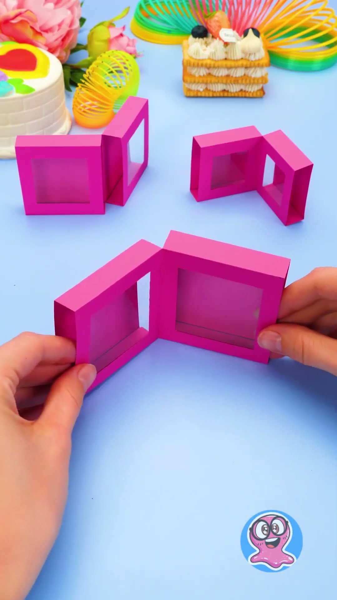 Increíble tarjeta de cumpleaños desplegable ?? ¡Muy fácil de hacer! ? #manualidades #DIY