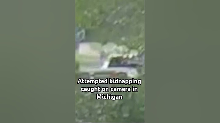Attempted kidnapping caught on camera in #michigan. #crime