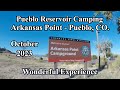 Arkansas point pueblo reservoir colorado  camping 2023