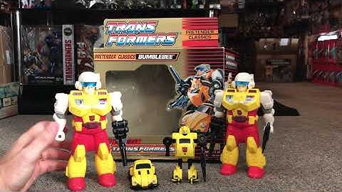Transformers generation one pretender bumblebee. Vintage classic G1 complete collection. Generations
