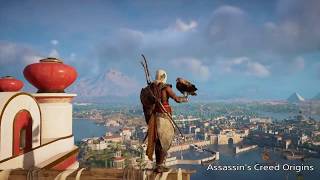 アサシンクリード オリジンズ フリーラン シリーズ比較（Origins 2 BH 4 Unity Syndicate） Assassin's Creed Parkour comparison