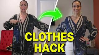 I Revamped My Clothes for $0 - Flattie Style Hacks