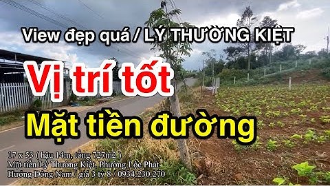Mặt tiền đường Lý Thường Kiệt / BĐS Nhà Vườn Bảo Lộc
