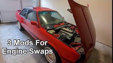 3 of the Best Mods for an Engine Swap in an E30!!