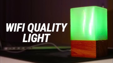 Making a WiFi Quality Sensing Lamp - 3D PRINTED
