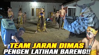 DIMAS MAIN JARANAN MALAM!! BARONG MALAM BARENG KAK ADIT JADI BANTENGAN