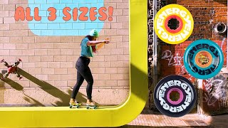 Outdoor Roller Skate Wheels 78a: Radar Energy Wheels Review 57mm, 62mm, 65mm screenshot 5