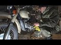Мотоцикл Днепр, 27 лет без движения,сборка двигла!