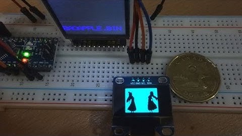 Bad Apple!! on tiny Video Player (ATmega328)