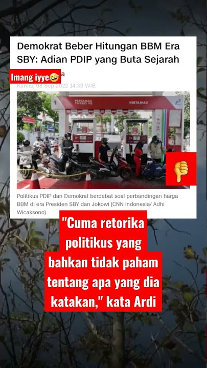 Demokrat sentil Retorika Andian soal BBM era JKW & SBY #short #bbm2022 #sby #demokrat