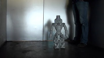 NAO detects obstacles using grid projection