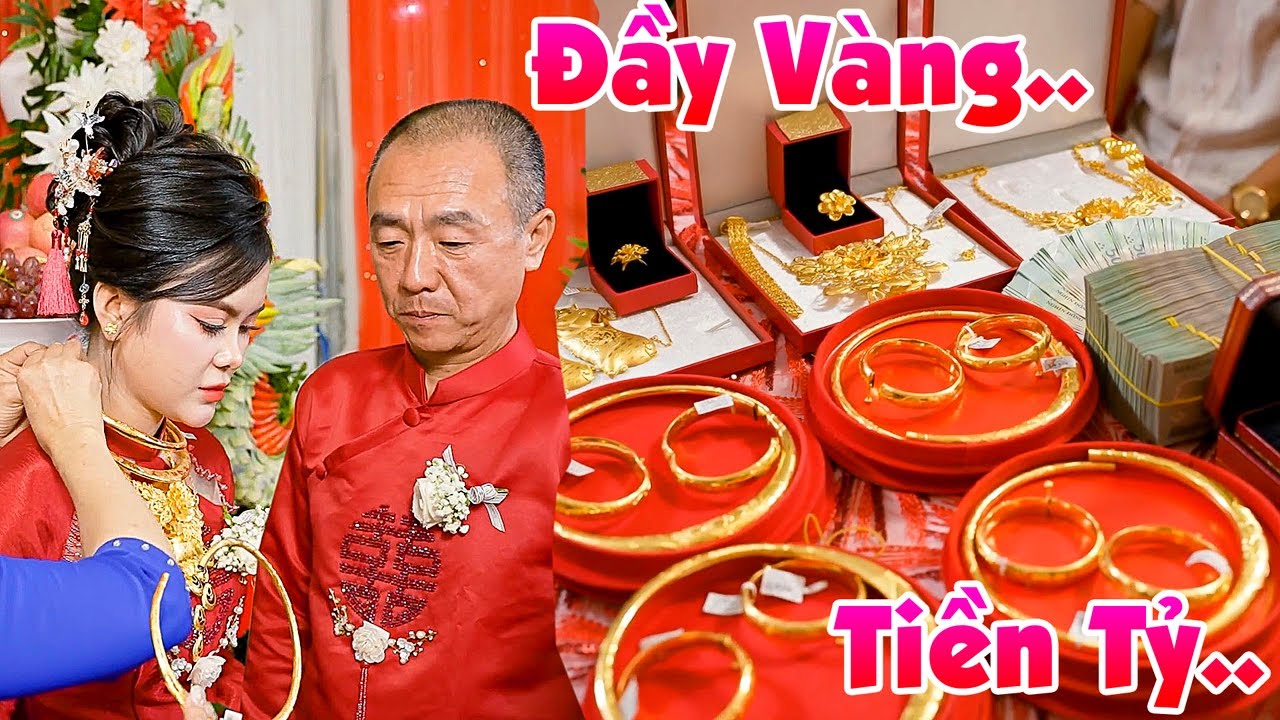 Đám Cưới Kiên Giang CÔ DÂU ĐẸP XINH TIỀN TỶ NHIỀU VÀNG BÊN CHÚ RỂ HÀN QUỐC Đẹp Đôi Quá Miền Tây Ơi