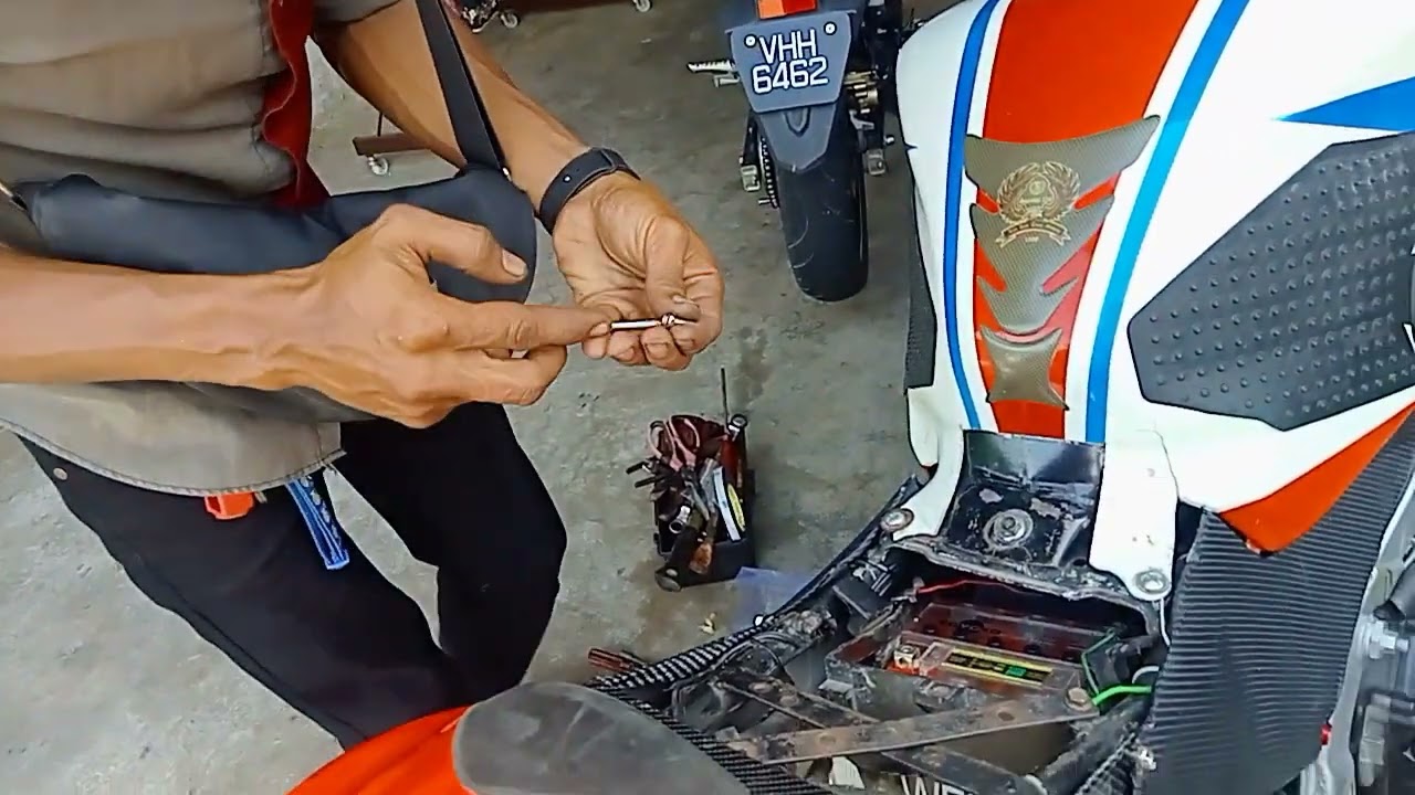 Motor superbike Honda CBR rabbit.