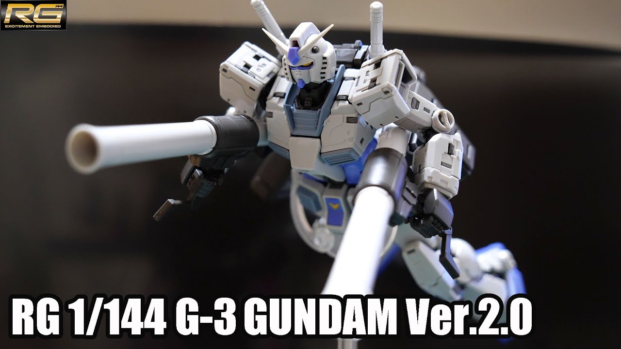Gunpla] RG 1/144 G-3 Gundam Ver.2.0 Review: Includes a Newly