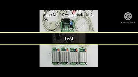 nema 23 and mach3 kit test for cnc router