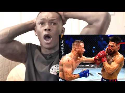 Дикая реакция Адесаньи и звёзд UFC на бой Гэтжи vs Топурия