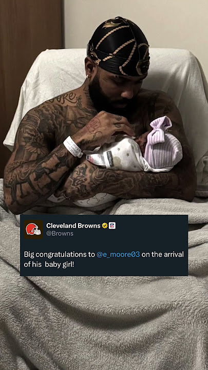 Congrats to Elijah Moore on the birth of his baby girl! #browns  #clevelandbrowns #nfl