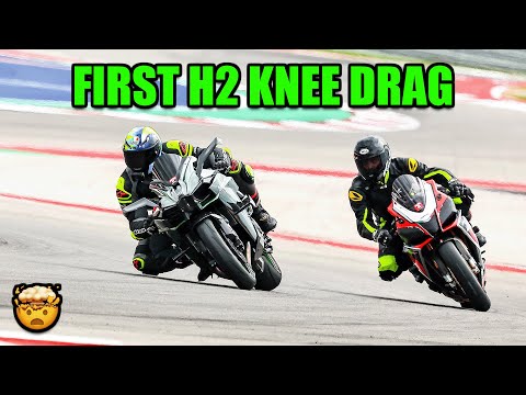 RACING MY 300 HP NINJA H2 ON A MOTO GP TRACK