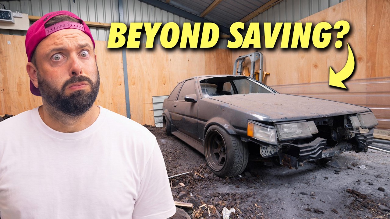 I bought the world's CHEAPEST AE86 on a FARM!
