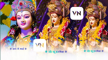 Viral Navratri Video Editing Tutorial Vn App || Durga Puja Status Video Editing Tutorial Vnapp ||