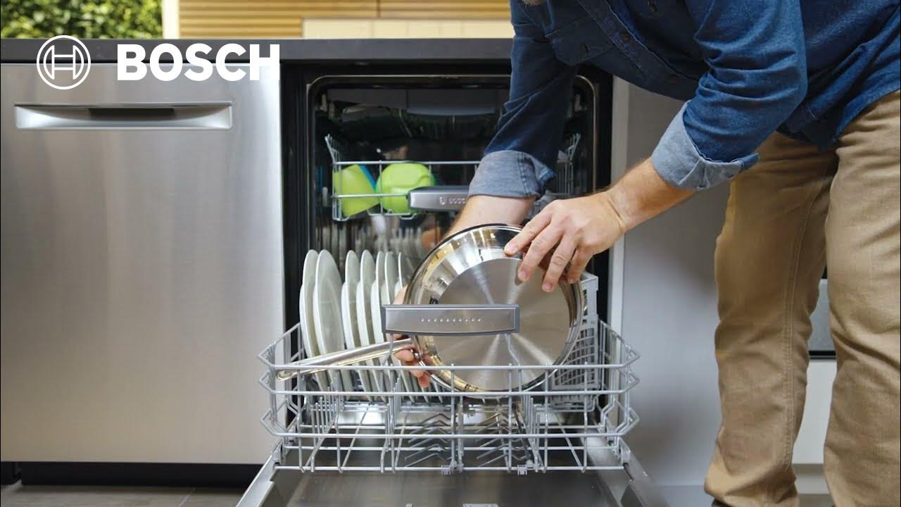 How to use your Bosch Dishwasher FlexSpace™ Flip Tines YouTube