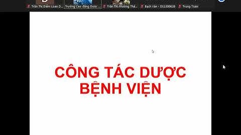 Công tác thống kê kế toán của khoa dược năm 2024