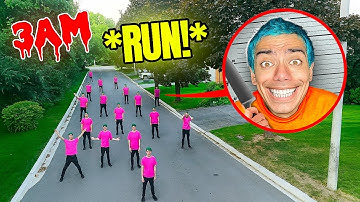 If you ever see your all your CLONES Smiling at you, Run Away Fast!! (You Are In Danger!!)