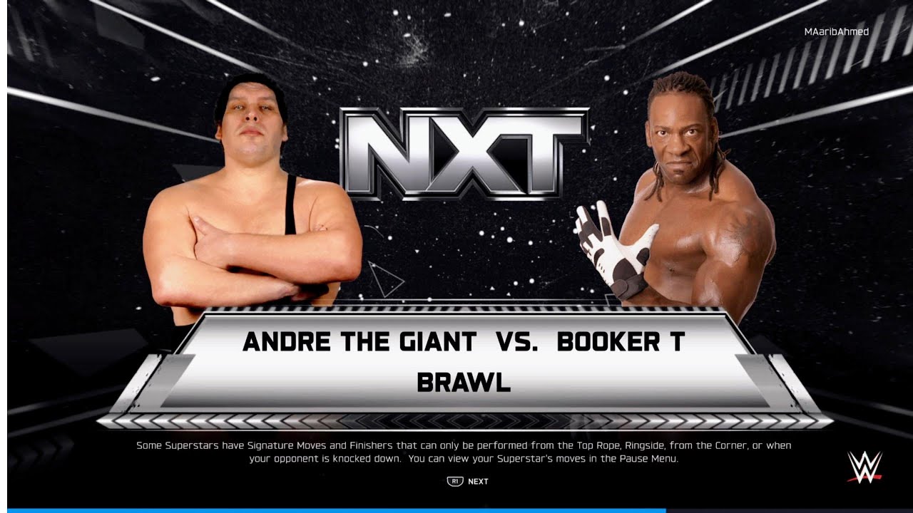 WWE 247 FULL Andre The Giant vs Booker T | Epic Brawl Highlights