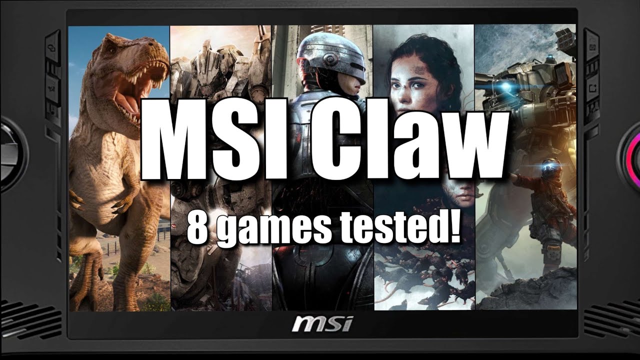 MSI Claw | 8 Games Tested! | ARMORED CORE VI | High on Life | Jurassic World Evolution 2