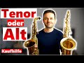 Alt oder Tenor? Das beste Saxophon für Anfänger | Saxophon lernen